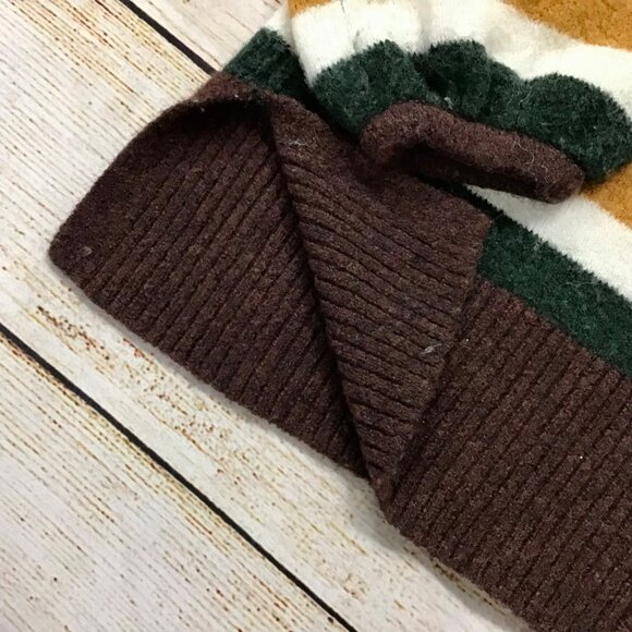 Madewell Striped Knit Pullover Sweater Merino Alpaca Wool Blend Size XS - Picture 11 of 13